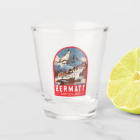 Zermatt Switzerland Illustration Travel Art Retro