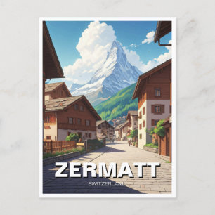 Zermatt Switzerland Matterhorn Postcard