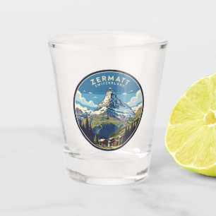 Zermatt Switzerland Matterhorn Shot Glass