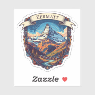 Zermatt Switzerland Matterhorn Sticker