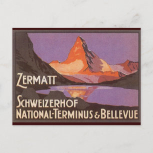 Zermatt Switzerland Postcard