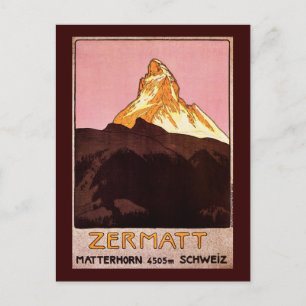 Zermatt Switzerland Postcard