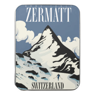Zermatt Switzerland Ski print Jigsaw Puzzle
