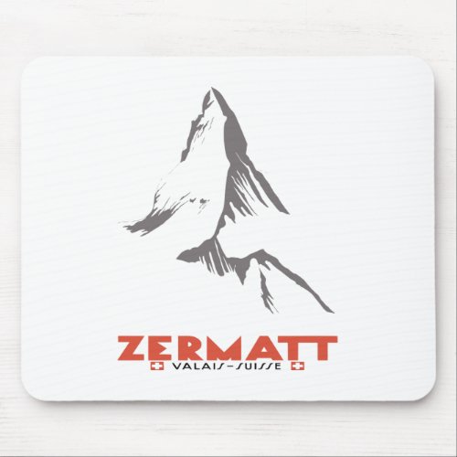 Zermatt Valais Switzerland Mouse Pad
