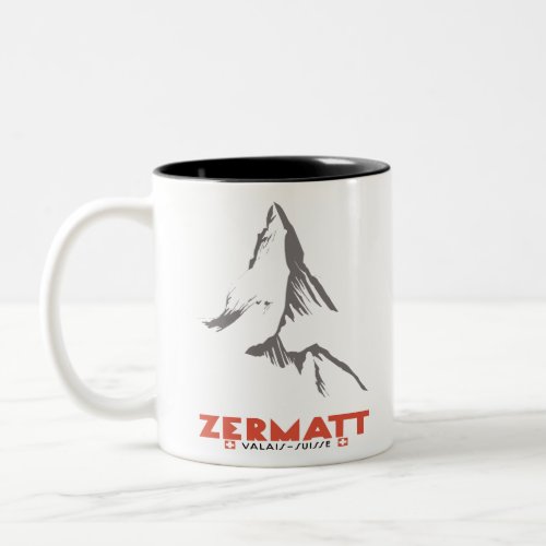 Zermatt Valais Switzerland Two_Tone Coffee Mug