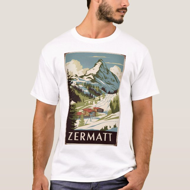 Zermatt vintage T-Shirt (Front)