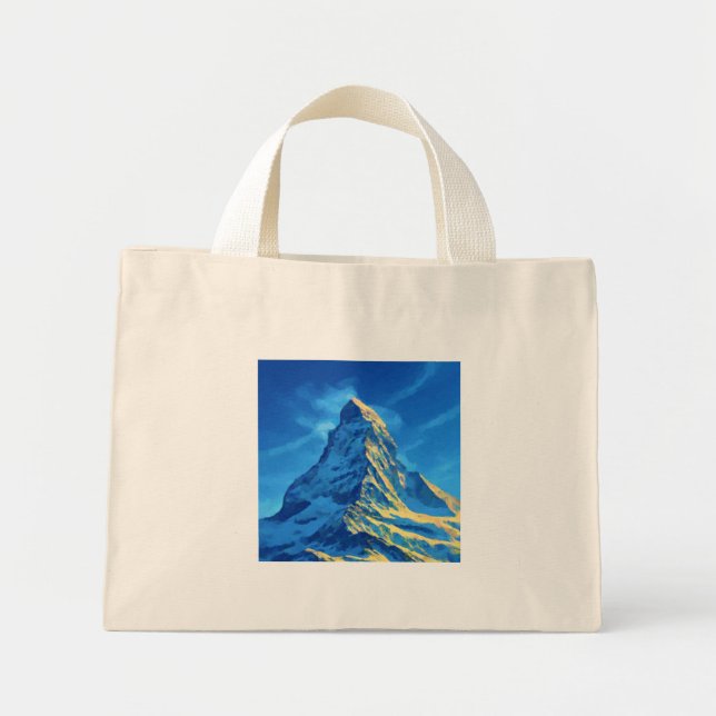 Zermatt Vintage Travel Mini Tote Bag (Front)