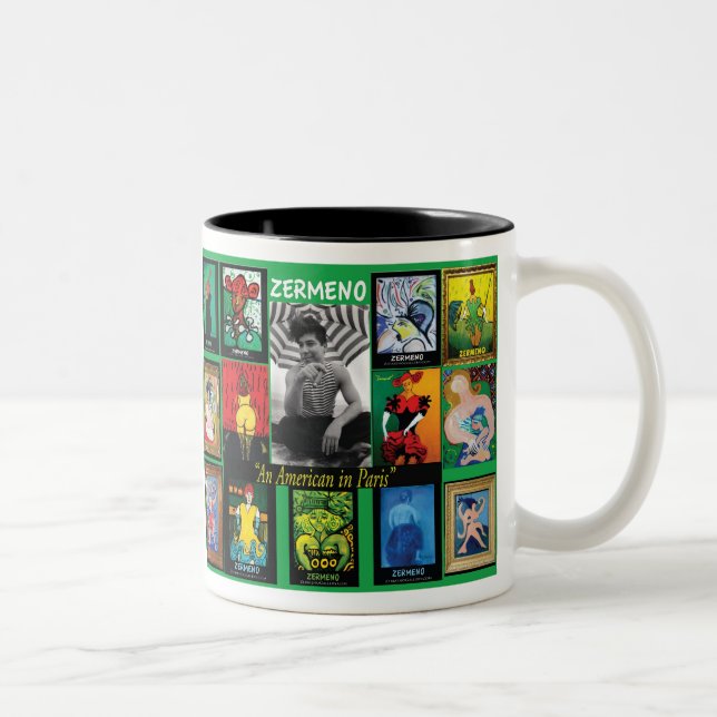 Zermeno: An American in Paris Two-Tone Coffee Mug (Right)