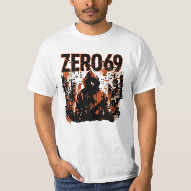 ZERO69 — Hooded Outcast T-Shirt (Front)