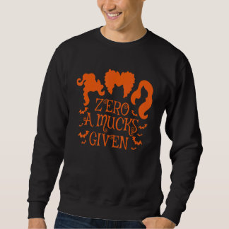 Zero Amucks Given Cute Amuck With Bat Halloween Wi Sweatshirt