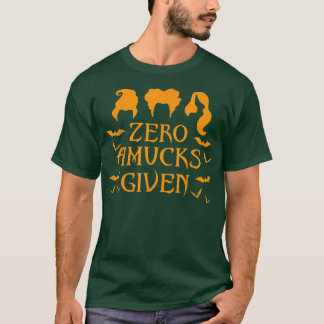 Zero Amucks Given Halloween Witch Trio  T-Shirt