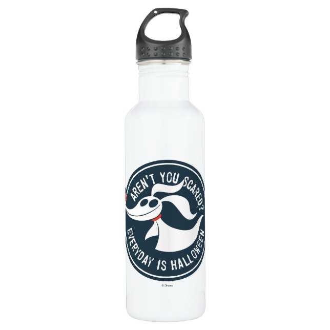 Zero | Aren't You Scared? Stainless Steel Water Bottle (Front)