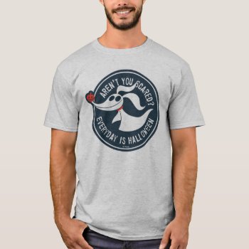Zero | Aren't You Scared? T-shirt by nightmarebeforexmas at Zazzle