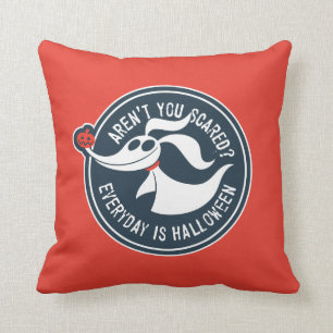 Zero   Aren't You Scared? Throw Pillow