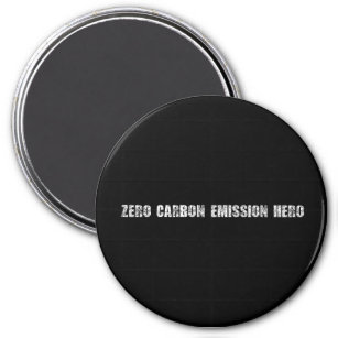 Zero Carbon Emission Hero Magnet