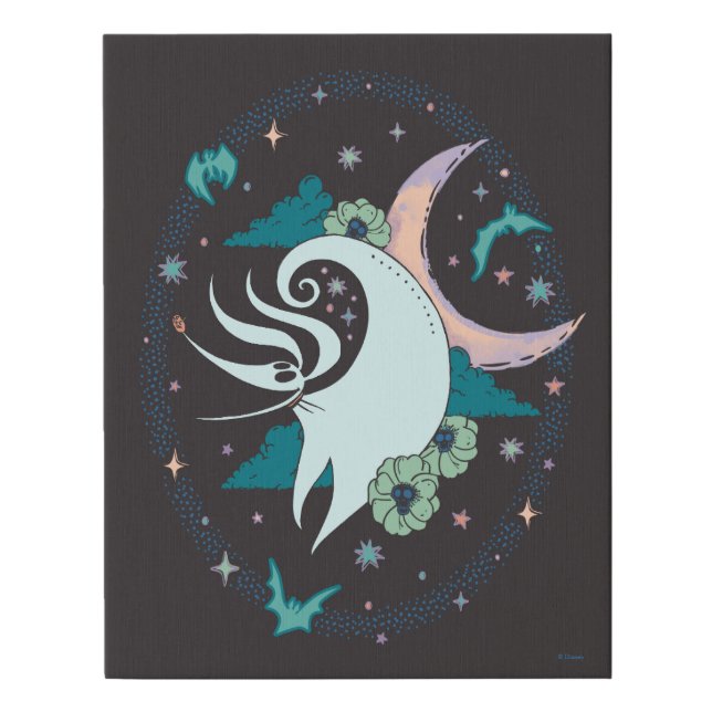 Zero Celestial Tarot Graphic Faux Canvas Print (Front)