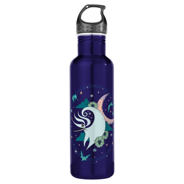 Zero Celestial Tarot Graphic Stainless Steel Water Bottle (Front)