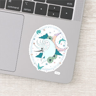 Zero Celestial Tarot Graphic Sticker