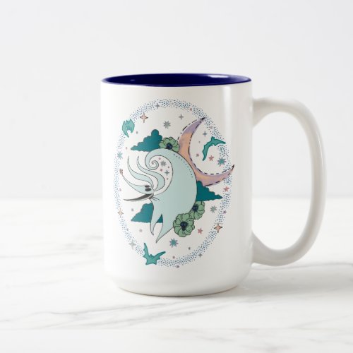 Zero Celestial Tarot Graphic Two_Tone Coffee Mug