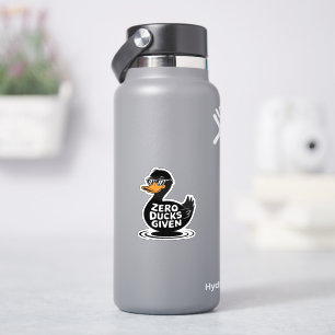 Zero Ducks Given - Funny Cool Duck Design Sticker