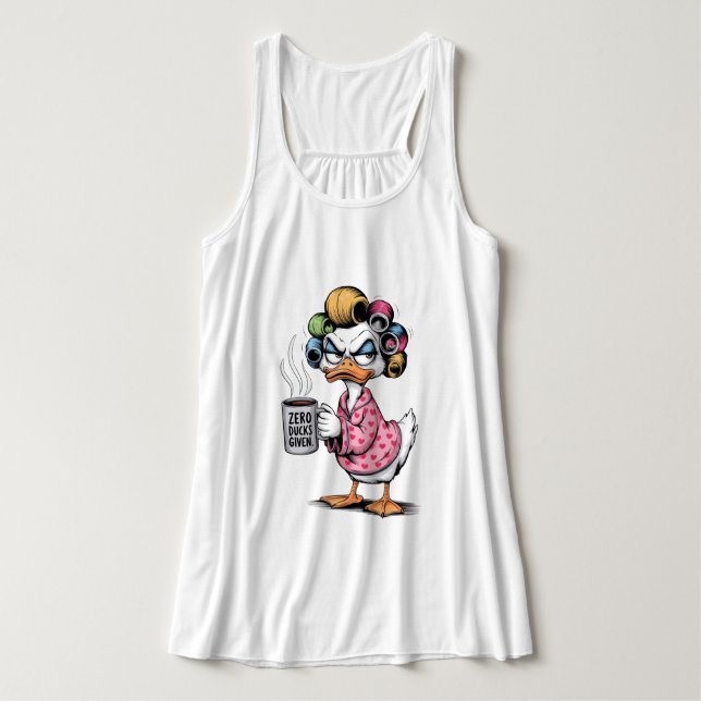 Zero Ducks Given  Tank Top (Design Front)