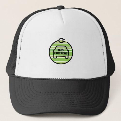 Zero Emissions Battery Charged Fully Electric Trucker Hat