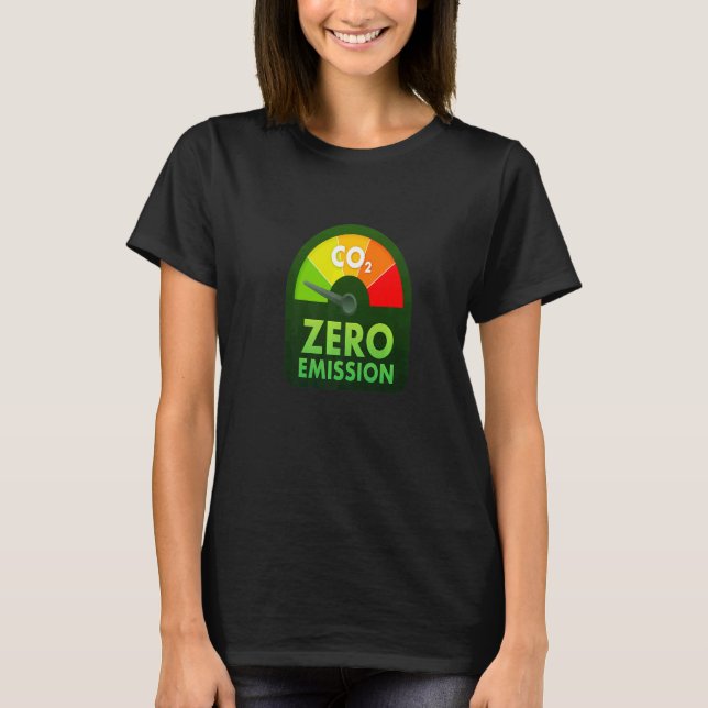 Zero Emissions Owner   Electric Car Drive The Futu T-Shirt (Front)