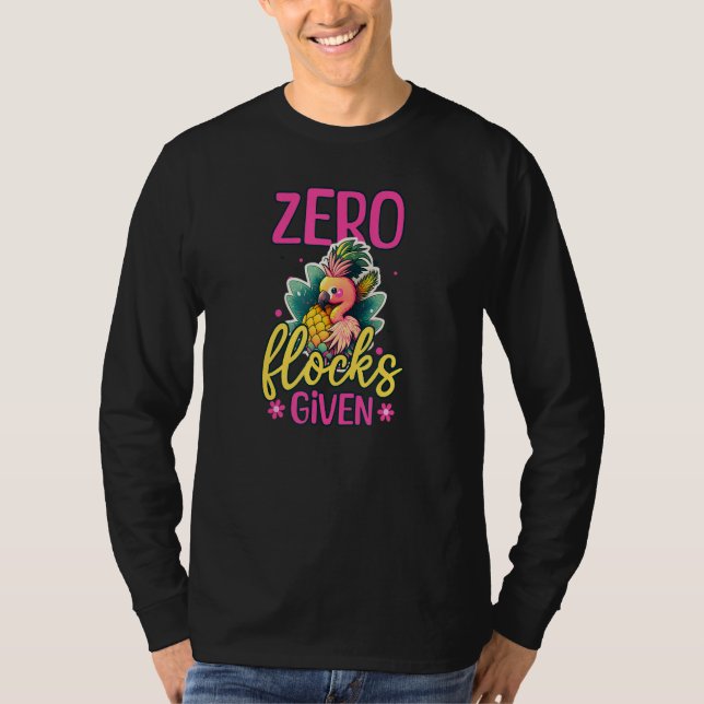 Zero Flocks Given Flamingo Ananas T-Shirt (Front)