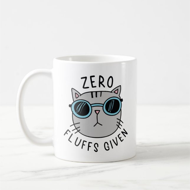 Zero Fluffs Given Coffee Mug (Left)