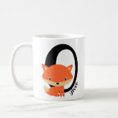 Zero Fox Given - cute sarcastic red fox Coffee Mug (Left)