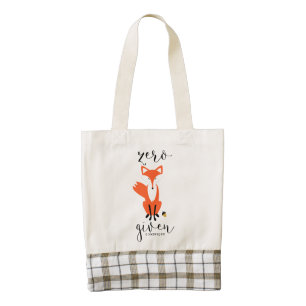 Zero Fox Given Funny Pun Personalized Bag