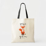 Zero Fox Given Funny Pun Personalized Tote Bag at Zazzle