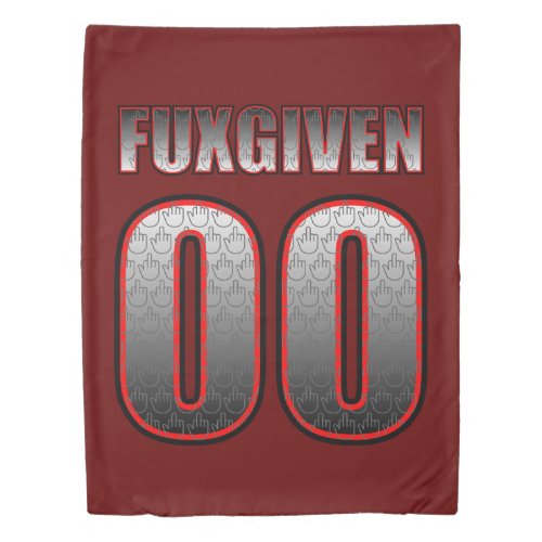 Zero Fuxgiven Duvet Cover