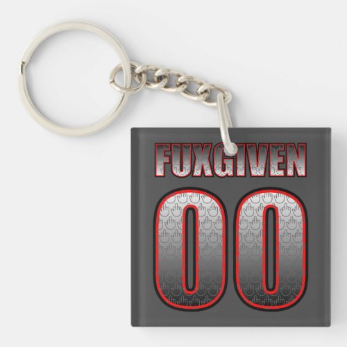Zero Fuxgiven Keychain