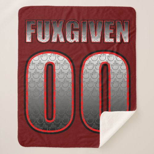 Zero Fuxgiven Sherpa Blanket