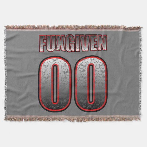 Zero Fuxgiven Throw Blanket
