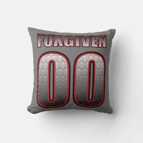Zero Fuxgiven Throw Pillow