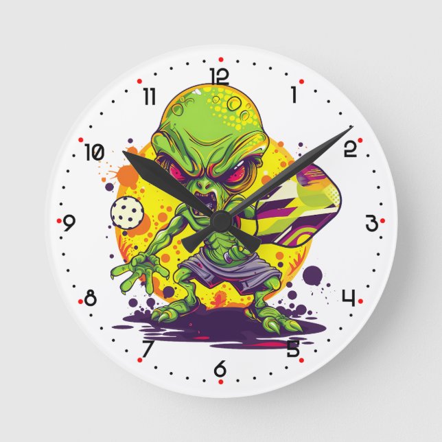 Zero Gravity Dink Beast Pickleball  Round Clock (Front)