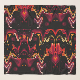 Zero Gravity Original Abstract Artwork on a Scarf