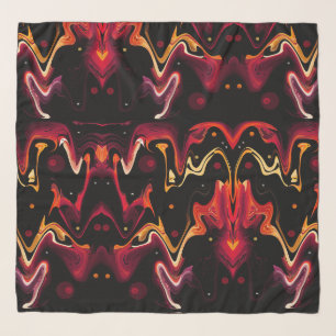 Zero Gravity Original Abstract Artwork on a Scarf