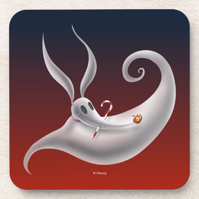 Zero | Happy Haunting Drink Coaster (Front)