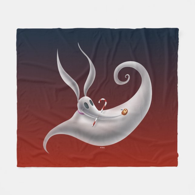 Zero | Happy Haunting Fleece Blanket (Front (Horizontal))