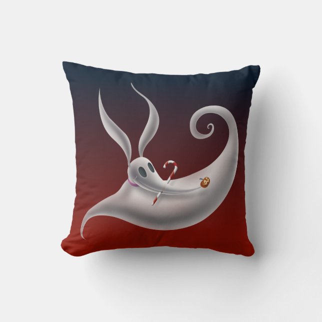 Zero | Happy Haunting Throw Pillow (Front)