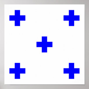 zero maritime nautical alphabet number symbol flag poster