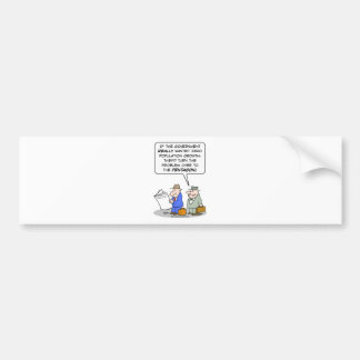 zero population growth pentagon bumper sticker