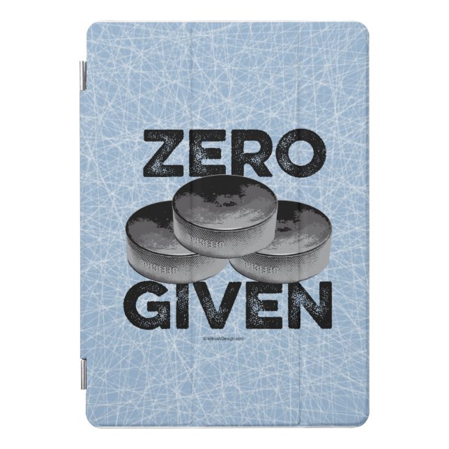 Zero Pucks Given (Hockey) iPad Pro Cover (Front)