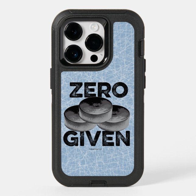 Zero Pucks Given (Hockey) OtterBox iPhone Case (Back)