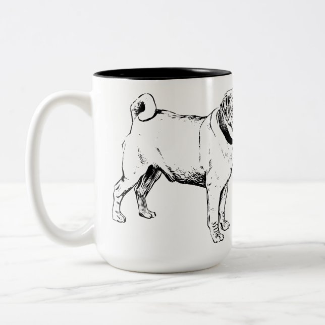 Zero Pucks Given Two-Tone Coffee Mug (Left)