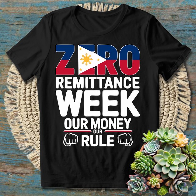 Zero Remittance - Stand Against Marcos Admin T-Shirt (Creator Uploaded)