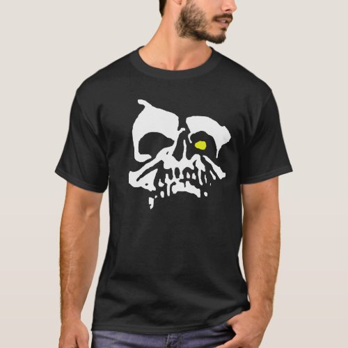 zero skull HORROR PUNK T_Shirt
